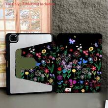 A Protective Tablet Case With Pen Holder Compatible With IPad 10.9/10.2/ Air 5th Gen/Pro11/10th/9.7/Air 2/ (7th Gen)/ (8th Gen)/ Air 4/5/ Pro 11/ 10th Generation 10.9-Inch 2022 Smart Case/ Air 13(M3 2025)/ Air 11(M3 2025)/ Air 11(M3 2025)/ 11(A16 2025)/ Auto Sleep/Wake Function/Stylish Tablet Accessories - Multicolor - View 3