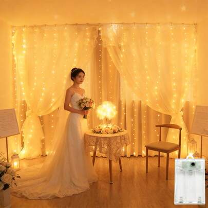 Battery Powered LED Fairy String Lights, 8 Lighting Modes, Suitable For Bedroom, Wedding, Garden, Living Room, Party, Holiday Decoration
