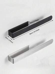Giá treo khăn bằng thép không gỉ không cần khoan, dày 2.0mm, thép không gỉ 18-10, giá để đồ trong phòng tắm. - Nhiều màu - Xem 2