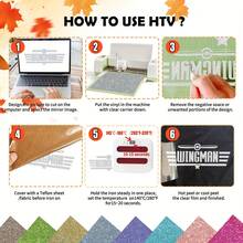 8 miếng decal chuyển nhiệt nhũ lấp lánh kích thước 12" x 10" dùng cho vải, decal chuyển nhiệt nhũ lấp lánh - Xốp kim tuyến có 8 màu - Xem 2