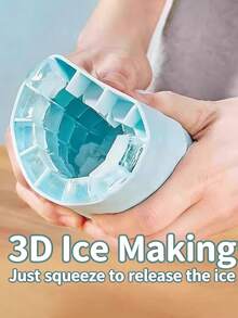 迷你便携式冰箱,紧凑型冰格,速冻冰杯,家用便携式制冰器,易于使用且经久耐用,适合制作冰块,圆柱形冰格 - 迷你杯冰桶,适用于果汁、冰桶和圆柱形杯子,果汁配件 - 彩色 - 查看 4