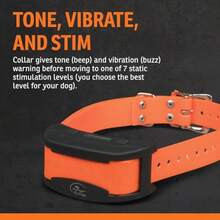 Pet Training Collars - Orange - View 6
