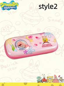 SpongeBob SquarePants Sponge Star Hard Shell Pencil Case Multifunctional Storage Box, Best Gift For Friends, Perfect Party Decor, Home Decor, New Year Gift, Ramadan Gift, Valentine's Day Gift For Girlfriend, Suitable For Birthday Celebration, Souvenir, Cute Aesthetic, Valentine's Day, Gifts, Decorations, Home Decor, Valentine's Gifts - Multicolor - View 7