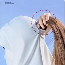 新款夏季冰丝全脸防晒围巾，户外骑行颈套，透气防紫外线 - 彩色 - 查看 4