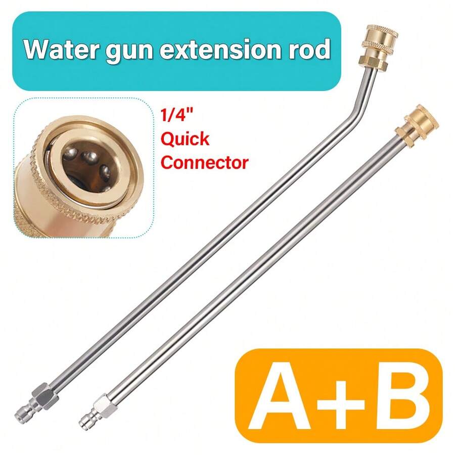 High Pressure Washer Spray Gun Extension Nozzle 4000PSI Spray Gun Car Wash Accessories Extension Gun Strap 1/4 Quick Connect - Extension Gun - View 1