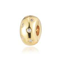 1 hạt charm mạ vàng hình ngôi sao, mặt trăng và đại dương dùng để trang trí vòng tay. - Nhiều màu - Xem 15