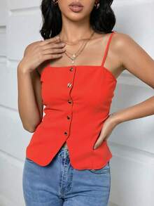 Women Tops - Red - View 3