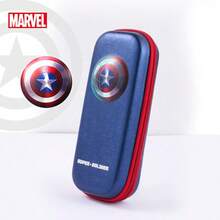 Hộp đựng bút học sinh Disney & Marvel, hộp văn phòng phẩm, túi đựng bút chì, hộp bút chì hai lớp dung tích lớn. - Mảnh duy nhất - Xem 7