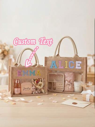 Túi quà tặng cá nhân hóa, Túi cho phù dâu, Túi quà đi biển, Quà tặng cho phù dâu, Quà tặng tiệc độc thân, Túi vải bố, Quà tặng cho nhóm phù dâu, Túi cảm ơn