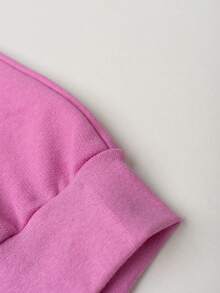 Girls' Fleece Jacket With Hood And Zipper - San Francisco - Pink - View 4