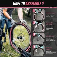 MOTSUV公路自行车超轻TPU内胎 700Cx23C/25C/28C/32C 塑料气嘴自行车内胎 - 粉色 - 查看 5