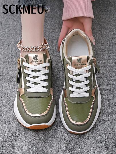 SCKMEU. 2026 Women's Spring New Fashion Casual Versatile Lightweight Comfortable Outdoor Running Sports Shoes