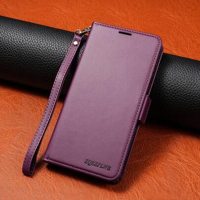 Funda de cartera de lujo de alta calidad con ranura para tarjetas, soporte, cierre magnético fuerte, funda de piel artificial compatible con iPhone 17 Air 16e 15 Pro Max 14 Plus 13 Mini 12 Pro 11 X XS XR XS Max 7 8 Plus SE2 SE3 y Galaxy S26 S25 Edge S24 Ultra S23 FE S22 Plus S21 S20 A07 A17 A57 A56 A55 A54 A53 A52 A51 A36 A35 A34 A33 A26 A25 A24 A23 A16 A15 A14 A13 A12 A06 A05S, así como Note 15 14 Pro Plus 13 12 Pro 11S 10 15C 14C 13C 13 12 10 15T 14T 13T 12T 11T C85 C75 C65 M8 M7 X7 X6, protección contra golpes