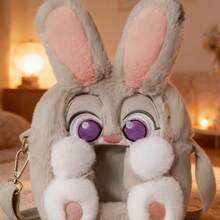 Miniso Disney Zootopia Judy Hopps/Nick Wilde Crossbody Ita Bag, Display Compartment,Cute Cartoon,Nice Birthday Gift,Polyester Material(1 PC) - Multicolor - View 3