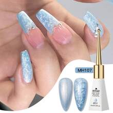 MTSSII 10毫升珠光指甲油凝胶，高饱和度亮泽效果，不含酒精，适用于美甲沙龙和居家美甲，美甲艺术 - 彩色 - 查看 13