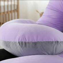 Pregnancy & Nursing Pillows - Lilac With Gray - View 5