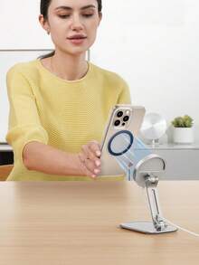 ROJEMXVE 4pcs Universal Metal Rings, Magnetic Rings, Suitable For Phone Cases And Wireless Charging, Compatible With IPhone 17/Air/16/15/14/13, Galaxy S24/S23/S22 (2 Black, 2 White) - Black + White - View 6