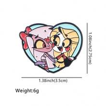 Cute Anime Figures Enamel Pins Cartoon Animals Brooch Pin Lapel Pin Badge On Backpack Clothing Accessories Fashion Jewelry Gifts - Black - View 13