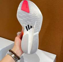 Adidas Nuevas zapatillas de running ligeras y acolchadas ADIZERO ADIOS PRO 4W para mujer. - Blanco/Naranja - Ver 8