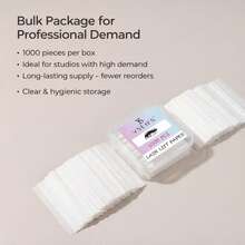 Lash Lift Paper, 1000 PCS Disposable Eyelash Lifting Covers, Lash Perm Ribbon For Precise Control, Professional Lash Lift Tool For Beauty Salon & Home Use - White - View 4