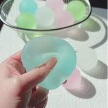6CM Squishy & Malt Squeeze Toy, Handmade Stress Relief Ball, One Press One Indent, Velvet Soft Touch, Suitable For Teens And Adults, Great Gift For Holiday, Birthday, Family And Friends - Multicolor - View 3