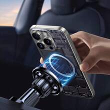 可调节磁吸式车载手机支架，磁吸式车载手机支架，车载导航支架，春季礼物 - 黑色 - 查看 8