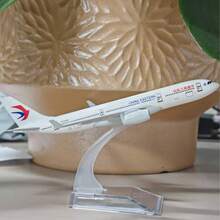 Base + Airplane Model, Detachable, Boxed Airplane Model Decor, World Airliner, A330 Airplane Model Simulation Solid Metal, Gift & Collection , Russia, Malaysia Airlines, Indonesia Eastern Airlines, Exquisite Facial Carving, Detailed Restoration, Excellent Desktop Decor Gift - Multicolor - View 10