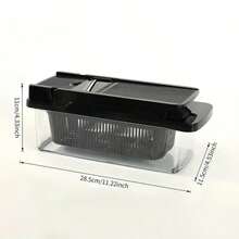 Picador de verduras multifuncional negro de 14 en 1 - Diseño antideslizante, fácil de usar y limpiar, material de ABS con recipiente, herramienta de corte de cocina - Herramienta universal de preparación de alimentos para chefs en el hogar - Multicolor - Ver 3