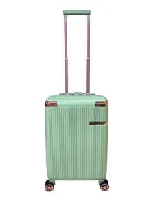 New Model Travel Suitcase!! With Anti-Theft Zipper! - Mint Green - View 14