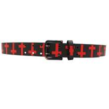 Original Cross-Print Belt Cowgirl & Cowboy Belt With Classic, Minimalist Buckle Belt For Men Women - Multicolor - View 8