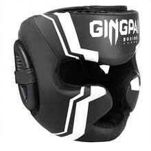 GINGPAI Protector de cabeza de boxeo de cara completa grueso, casco de kickboxing para adolescentes y adultos, protección para entrenamiento y competencia de MMA - Multicolor - Ver 17