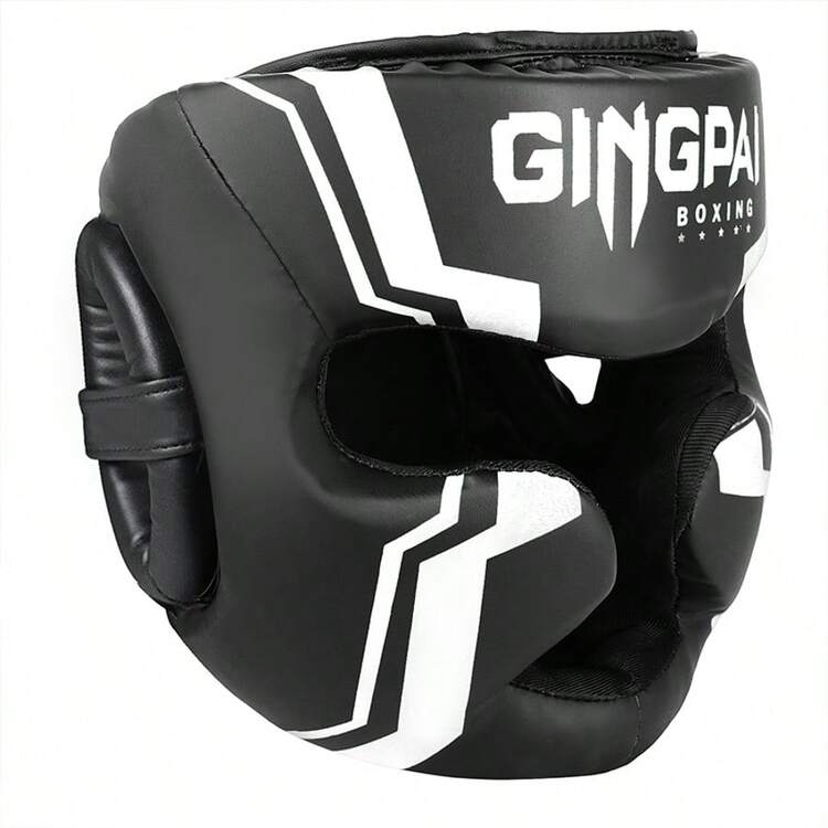 GINGPAI Thick Full Face Boxing Headgear, Kickboxing Helmet For Teens & Adults, MMA Training & Competition Protection - Multicolor - View 16