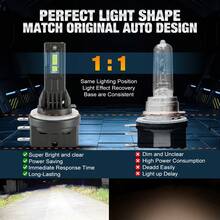 TOAUTO 2 bóng đèn H15 100W chiếu sáng ban ngày, thích hợp cho xe Audi - A - Xem 6