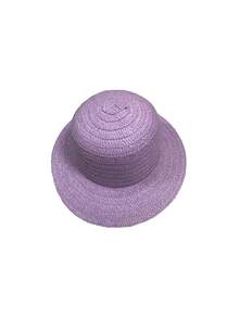 1顶时尚手工草编巴拿马帽，波西米亚风沙滩遮阳帽，防紫外线遮阳帽，休闲帽 - 彩色 - 查看 13