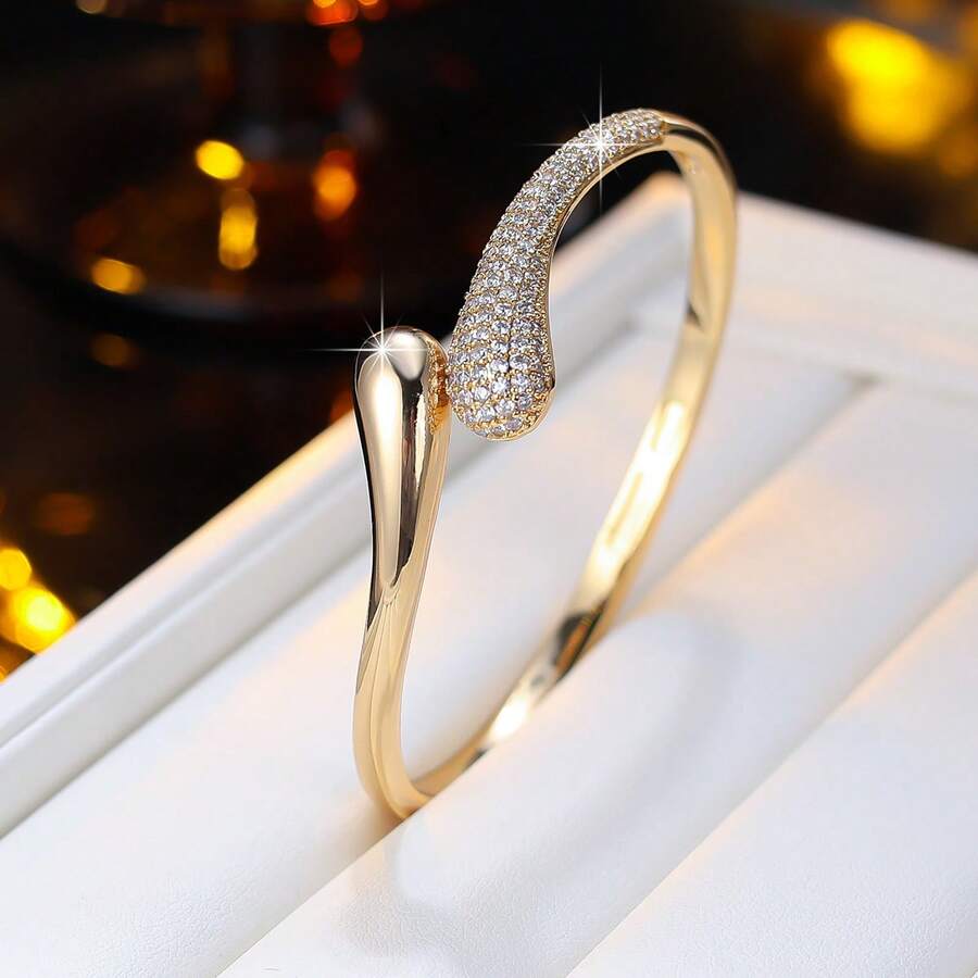 1pc Fashionable Geometric Design Elegant Women Bracelet, Suitable For Daily Commute, Party And Gift - Bracelet - View 1