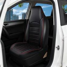 Bộ bọc ghế trước ô tô bằng da PU đa năng, bọc ghế kiểu xô lưng cao - Phù hợp với hầu hết các dòng xe sedan, bọc toàn bộ ghế/ghế đôi/ghế đơn, bọc ghế ô tô dùng được cả bốn mùa, bộ bọc ghế đầy đủ. - Loại A - Xem 19