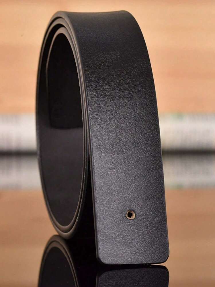 复古男士镂空T字合金扣皮带，商务休闲百搭皮带，设计师创意奢华皮带 - 彩色 - 查看 10