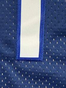 Atonmore Men's Basketball Jersey, No.5 Blue Embroidered Basketball Vest, Sleeveless Casual Sports Shirt - Blue - View 5