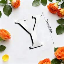 OUTANA Self-Adhesive Acrylic Alphabet Wall Stickers, Removable & Easy To Install, Can Be Freely Combined Into Names, Slogans, Store Signs, Birthday & Holiday Decorations - Silver - View 30