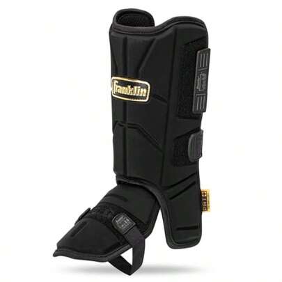 Franklin Sports Baseball + Softball Leg Guard - PRT Series Adult Shin + Foot Batting Shield - Right + Left Hand Hitters