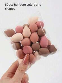 30pcs Makeup Sponge Set, Mini Makeup Sponge Set, Multi-Functional Makeup Sponge, Soft Makeup Sponge Set, Dry & Wet Use Makeup Sponge, Suitable For Foundation And Powder - Multicolor - View 5