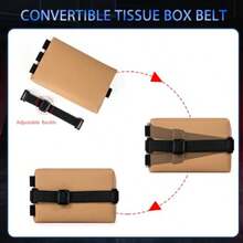 Car Tissue  Ard Tissue   Pu Leater Car Napkin  Backseat Extra Large Tissue Organization Fit  20-230 Tissues Per Box 7.08'' X 4.72'' X 3.5'' Ige - Be - Xem 4