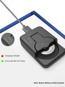 Button Bettery Universal Charger Smart Type-C Rechargeable Lithium LIR2032 LIR2450 4.2V Newest Mini Protable Battery Charger - Multicolor - View 2