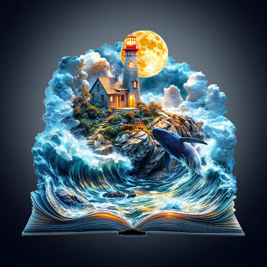 1 bộ ghép hình bằng gỗ Dream Sea Wonder, hình động vật bất đối xứng, tranh trang trí, trò chơi để bàn, ghép hình ma thuật, ghép hình giáo dục độc đáo cho trẻ em, quà tặng ngày lễ, phù hợp cho người lớn, quà tặng tựu trường, quà tặng Ngày của Mẹ, quà sinh nhật. - Nhiều màu - Xem 1