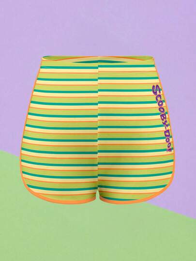 Whysmera SHEIN X SCOOBY-DOO Quần short nữ in họa tiết dễ thương - Mềm mại & Thoải mái, Thời trang & Tiện dụng, Trang phục thể thao mùa hè thiết yếu