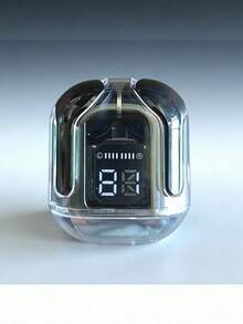 透明无线蓝牙耳机入耳式降噪通话游戏耳机智能显示屏触控立体声耳机 - 查看 12