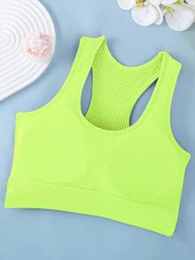 3pcs Sports Bras For Women, Racerback Yoga Fitness Running Crop Tops - Multicolor - View 5