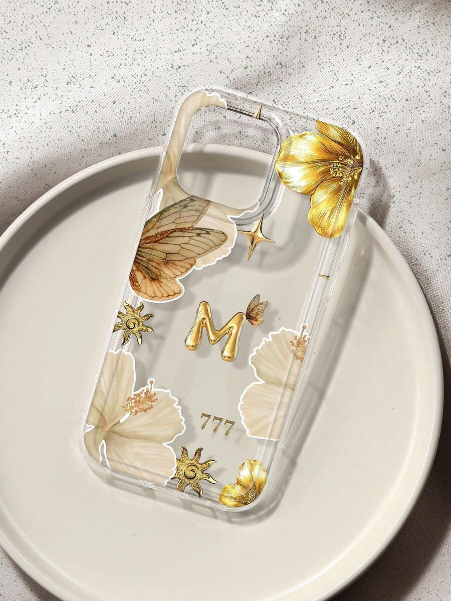 芙蓉花圖案透明手機殼,相容於 13/11/17/17pro/16/14/15/15pro/15 Plus/15 Promax/7plus/8plus/X/Xs Max/Xr/11pro/12pro/13pro/14pro/12mini/13mini/11promax/12promax/13promax/14promax/14plus/17pro Max/17Air/6/6s Plus/7/8/16Pro/16plus/16promax/Se2/17promax 與 Galaxy/A54/A14/A12/A13/A15/A32/A33/A24/A52S/S20/S21/S22/S23/S24/S23Plus/S24ultra/S25/A15/A33/A23 - 彩色 - 查看 1