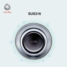 1pc Stainless Steel Double-Layer Insulated Baby Cup, Cute Chicken Design, Sealed Dust-Proof, With Handle Anti-Scald Anti-Leak Sippy Cup, Suitable For Daily Use - Multicolor - View 5