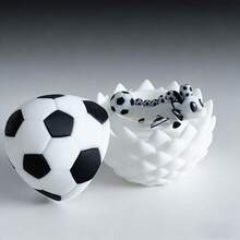 3D Printed Cute Adorable Football Dragon + Dragon Egg Model Plastic Toy Figurine Desktop Decor Sculpture Gift - Multicolor - View 7